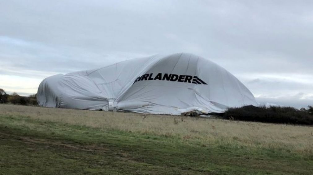 Así quedó el dirigible más grande del mundo. (Masons)