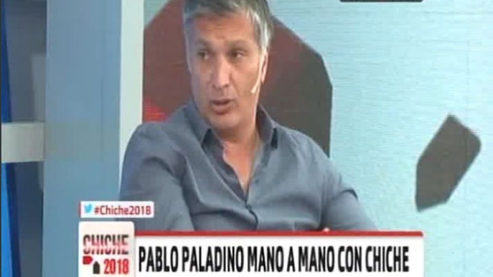Paladino dialog� en exclusiva con Chiche. (Captura TV).