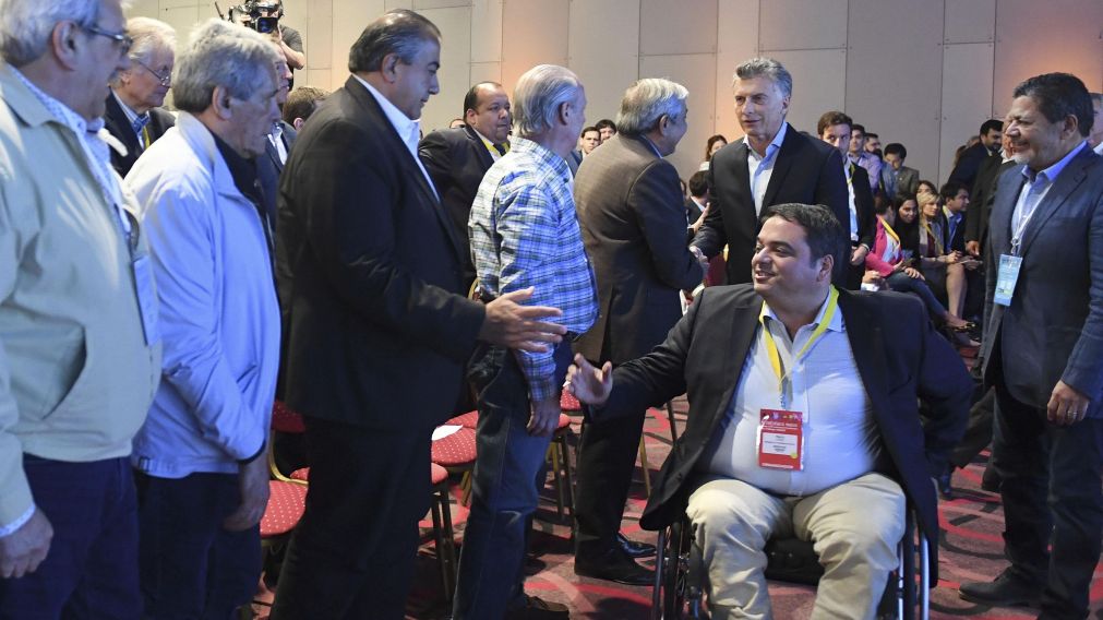 El funcionario compartió con los dirigentes un encuentro en La Rural.