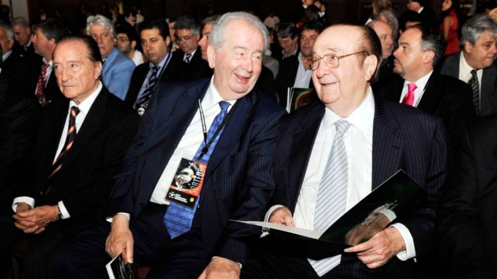 Leoz y Grondona, juntos. (Archivo)
