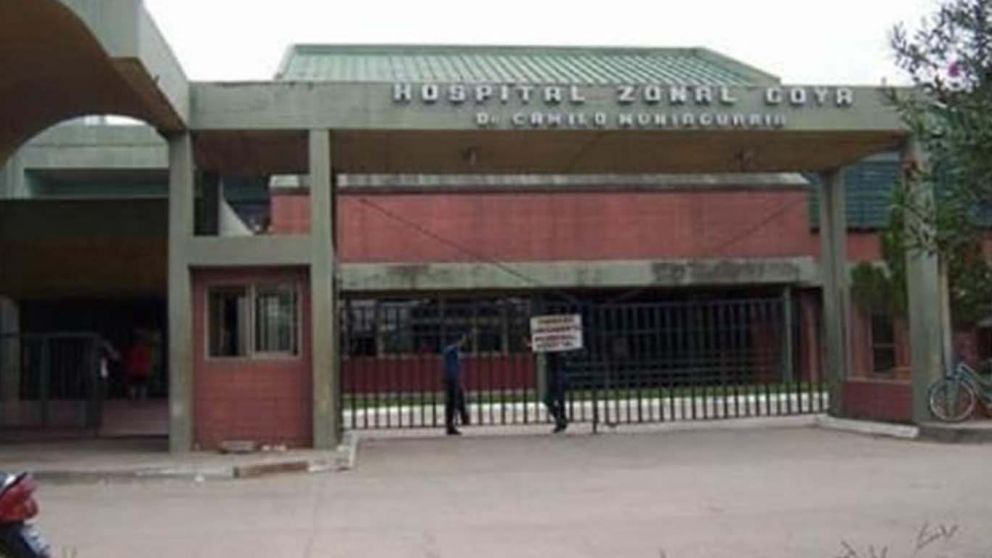 La puerta de ingreso al hospital de Goya, en Corrientes. (El Litoral)