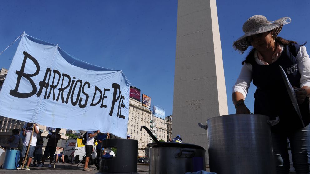 La organización Barrios de Pie es una de las organizadoras de la movida.