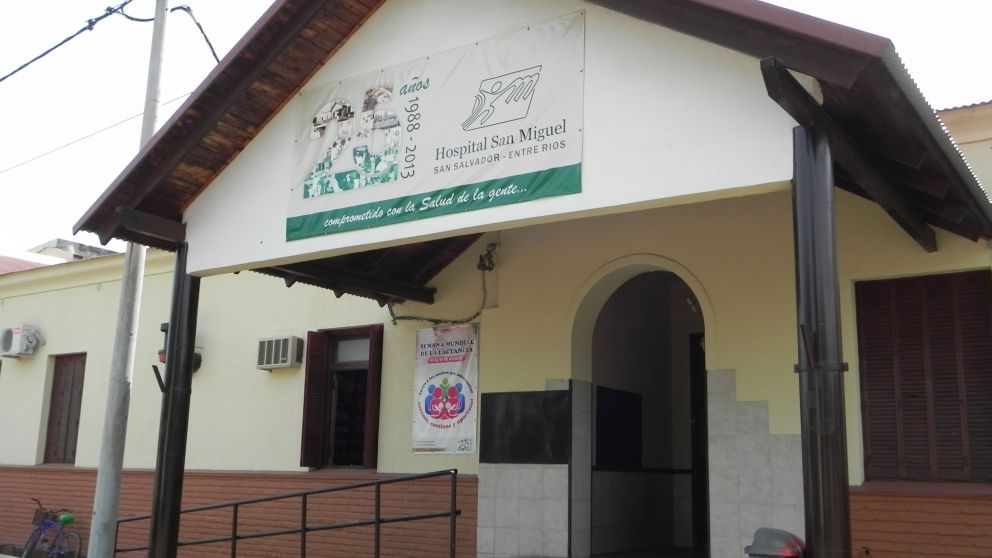 El frente del nosocomio. (Archivo)