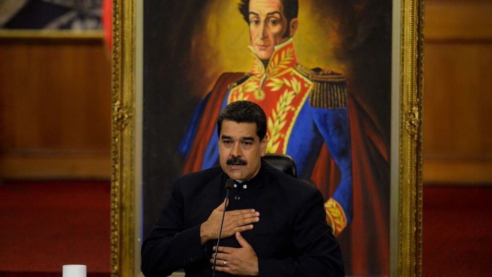 Maduro furioso con Santos. (AFP)