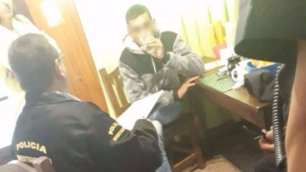 El joven de 17 a�os detenido, apodado "Peladito" (archivo).