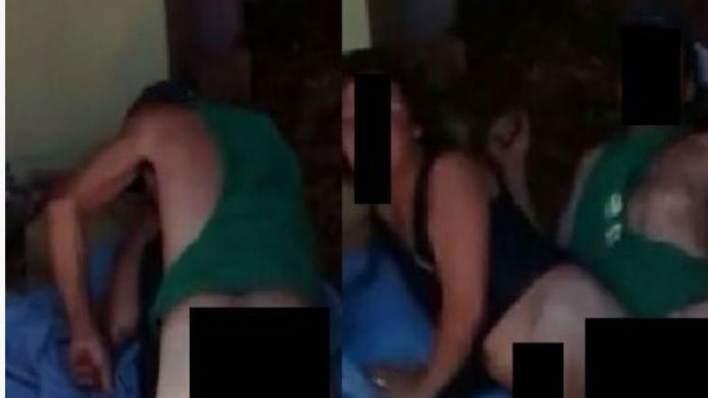 La pareja fue separada de un baldazo de agua fría.