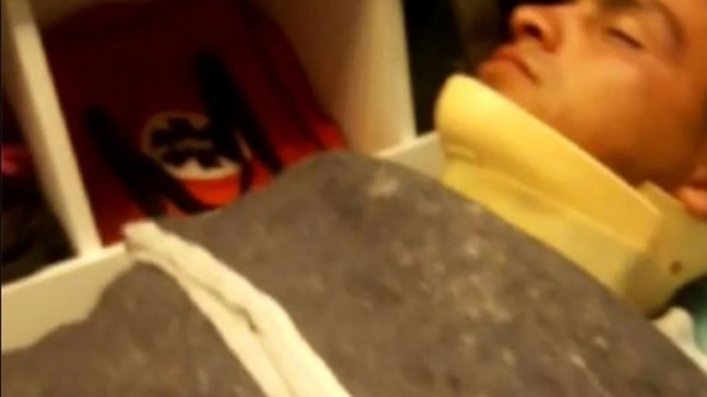 El agredido quedó en terapia intensiva.