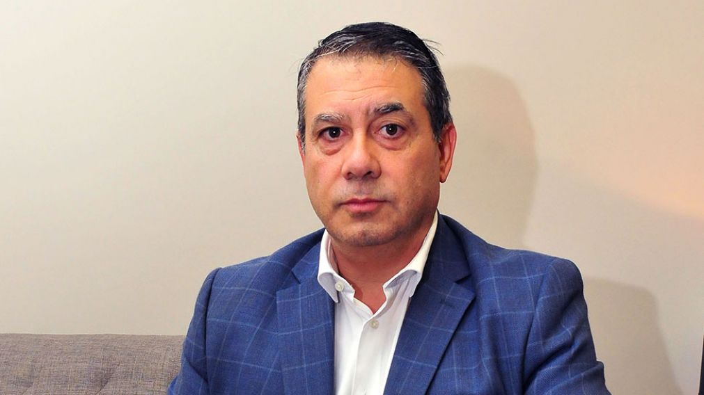 Guillermo Whpei. Uno de los ex due�o de Rivadavia, convers� a solas con Chiche. (Cr�nica-Fabi�n Ramella)