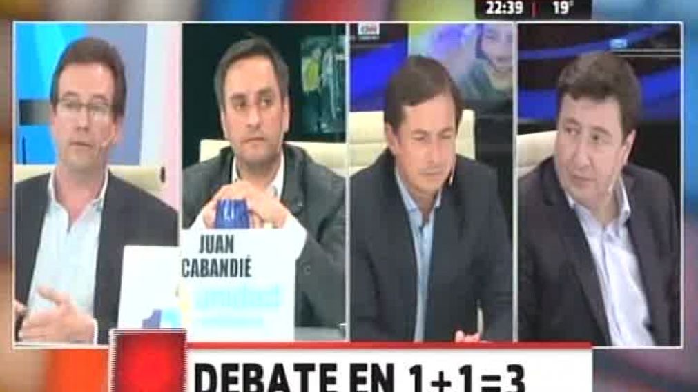 Interesante debate de dirigentes en Crónica TV