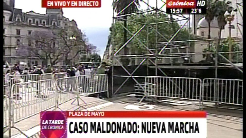 Caso Maldonado: Nueva marcha