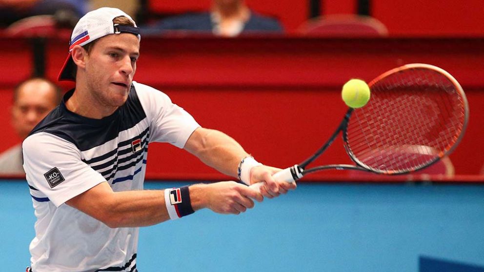 Schwartzman. El chiquitín sigue creciendo en el circuito profesional. (AFP)