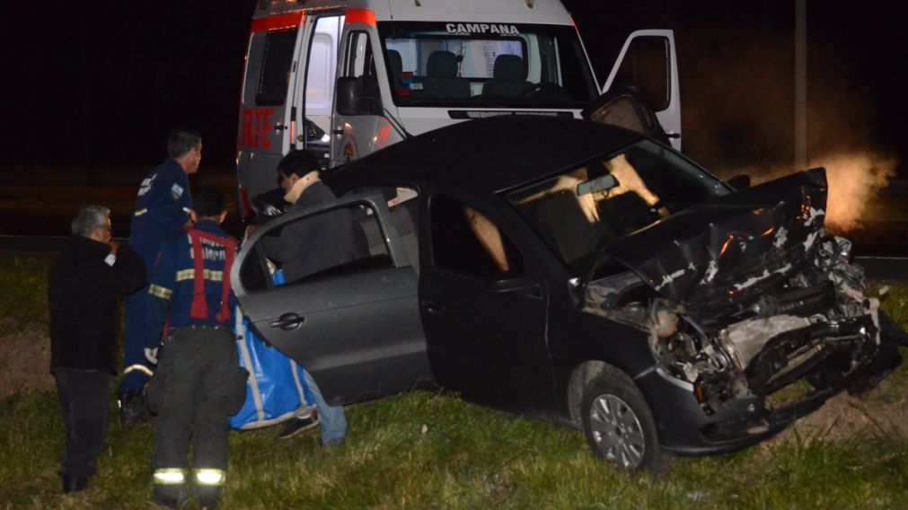 Uno de los vehículos implicados en el triple choque en Panamericana