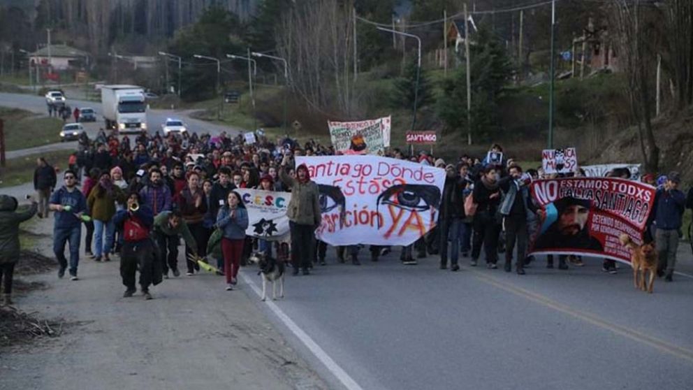 Como el 1º de septiembre. También hubo marcha en El Bolsón. (Archivo)