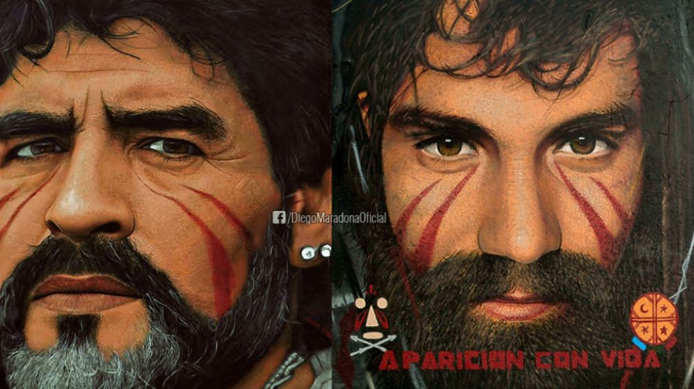 Maradona pidió manifestarse por Maldonado