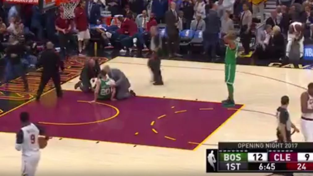 Terrorífica fractura en pleno partido de la NBA