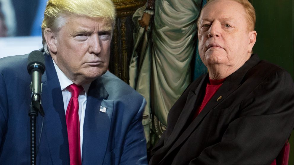 Trump cercado por un aviso de Flynt. (Archivo)