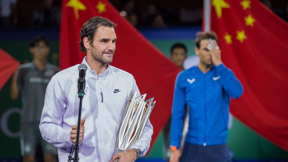 En Shanghai manda Roger Federer. (AFP)