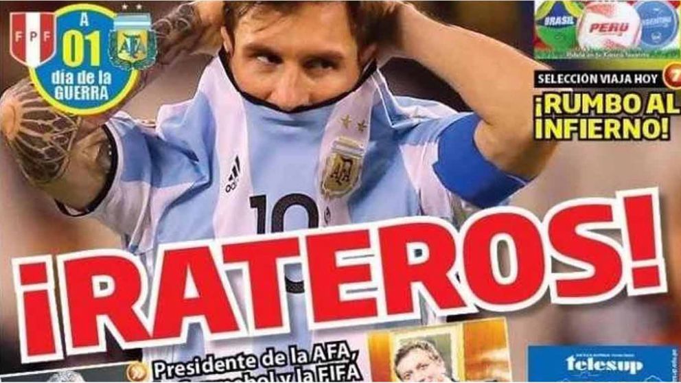 Peruanos nos llaman "rateros" y sospechan que el partido está arreglado