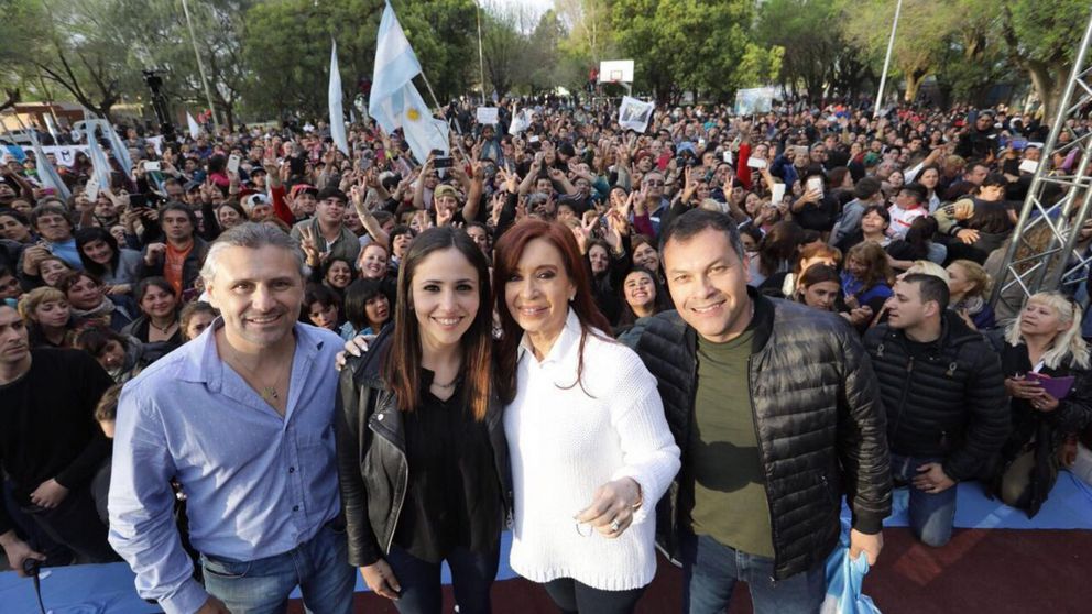 Cristina habló en Moreno. (DyN)