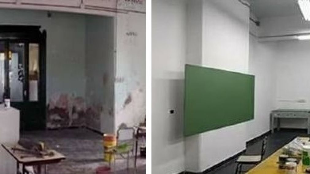 Alumnos tomaron escuela... y la arreglaron
