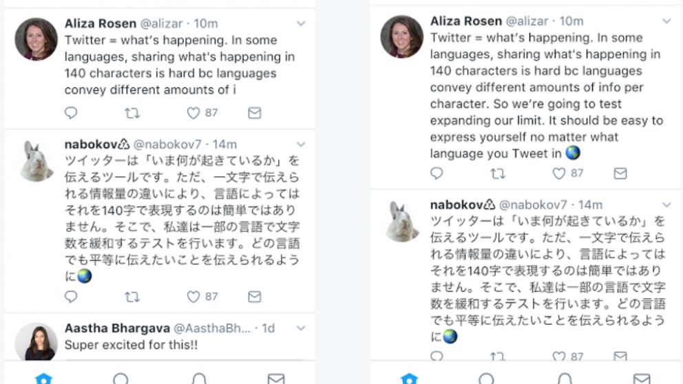 ¿Twitter duplicará su límite de caracteres?