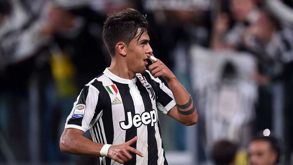 GOLEADOR. Dybala celebra su gol ante Torino. (AFP)