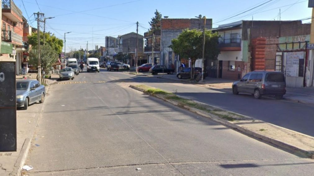 Acá, en este vecindario, se produjo el homicidio del supuesto delincuente.
