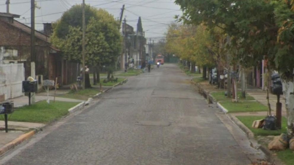 En este vecindario se produjo el dramático suceso.