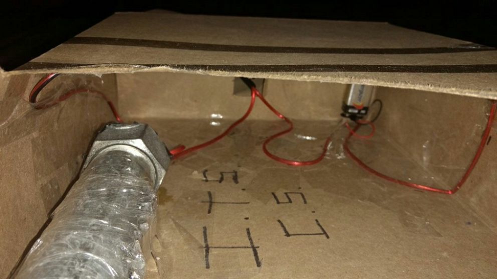 Así encontraron el artefacto. (Crónica)