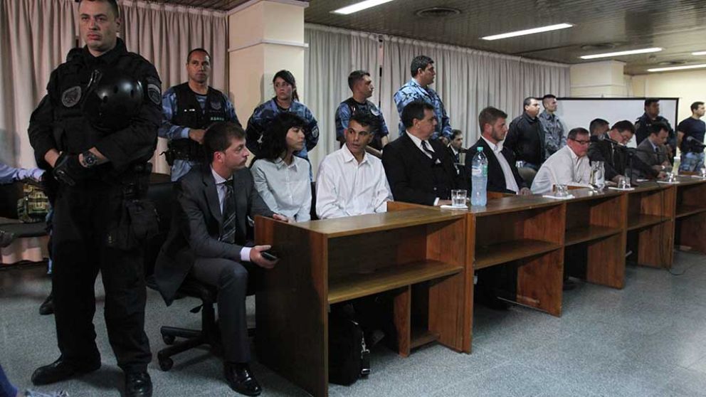 CONDENADOS. Los sujetos que asesinaron a Candela. (DYN)