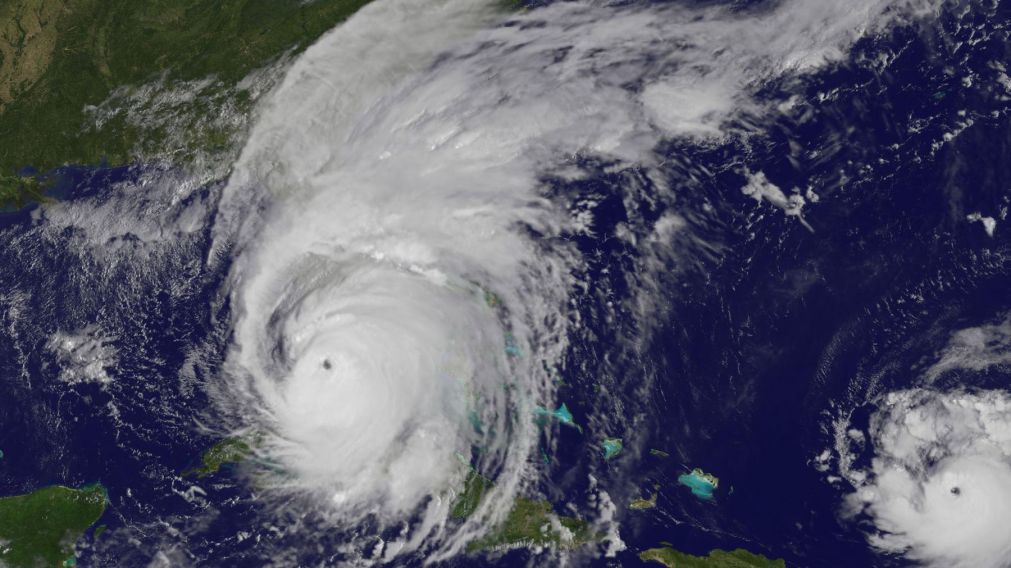 La furia de "Irma" desde la imagen satelital (AFP).