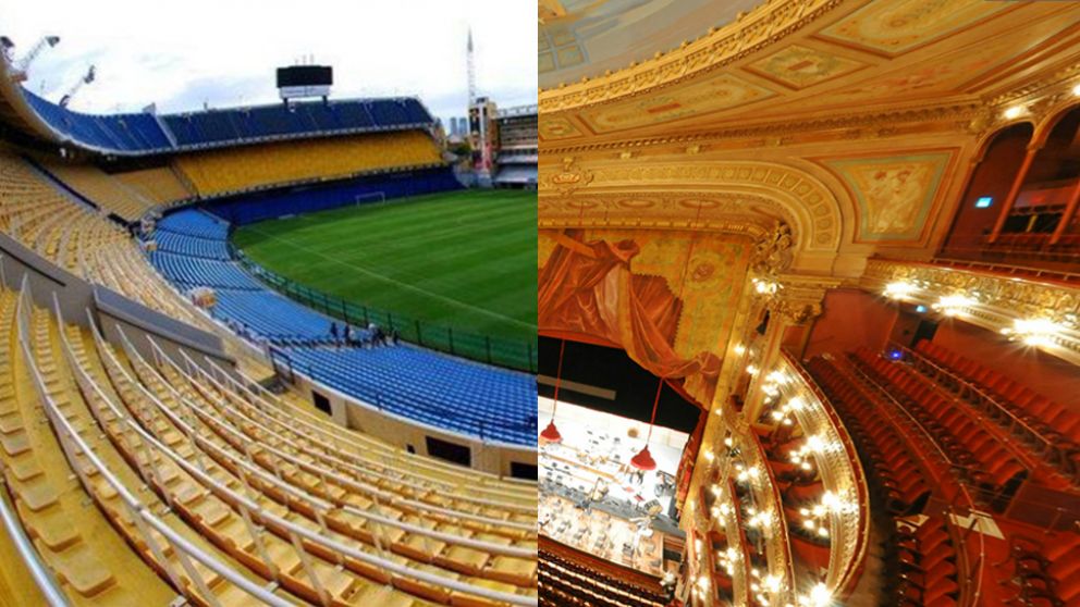 La Bombonera. Con butacas más costas que las del teatro Colón.