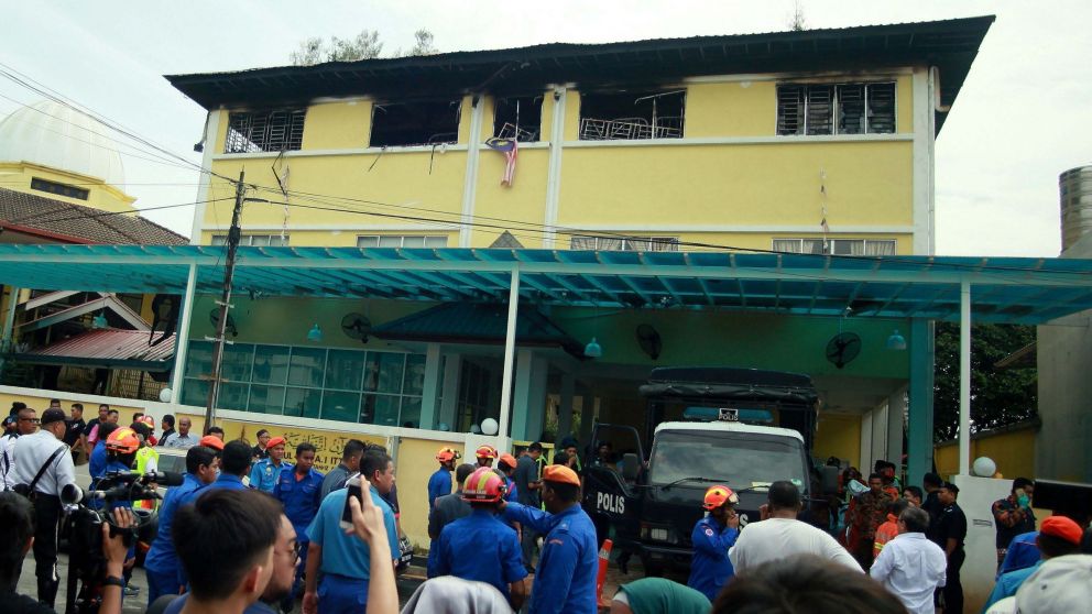 24 muertos por un incendio en una escuela religiosa de Malasia
