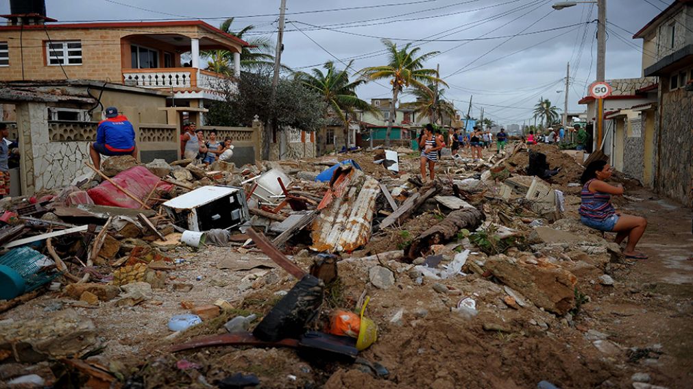 Destrozos por el paso del huracán Irma en Cuba