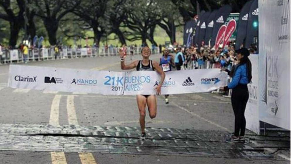 Un keniata y una argentina ganaron la Media Maratón de Buenos Aires
