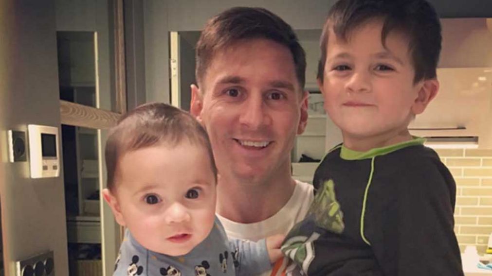 Tras el papelón con Venezuela, Messi fue consolado por sus hijos