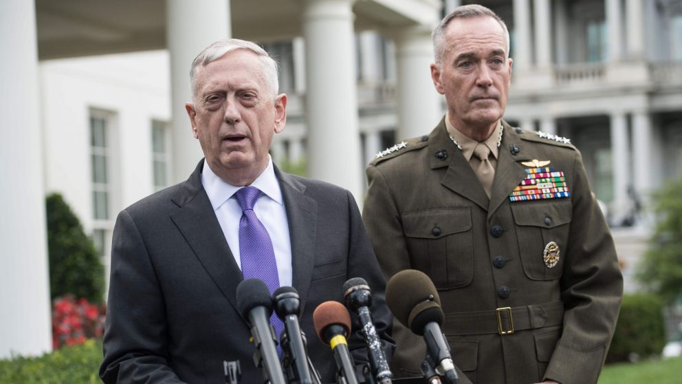 James Mattis, al comunicar la decisión de Trump (AFP).