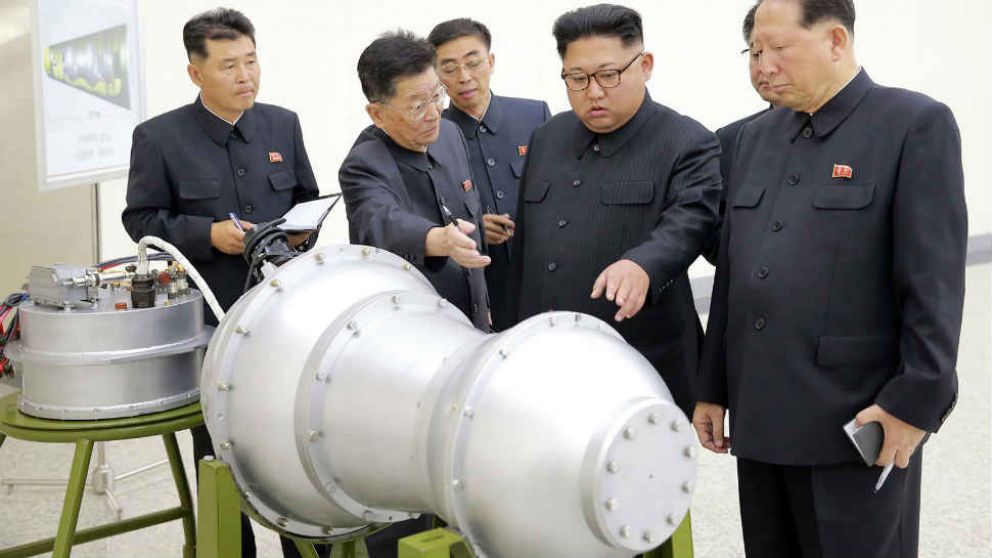 BOMBA. Desde Corea del Norte hacen pruebas con armamento nuclear. (AFP)