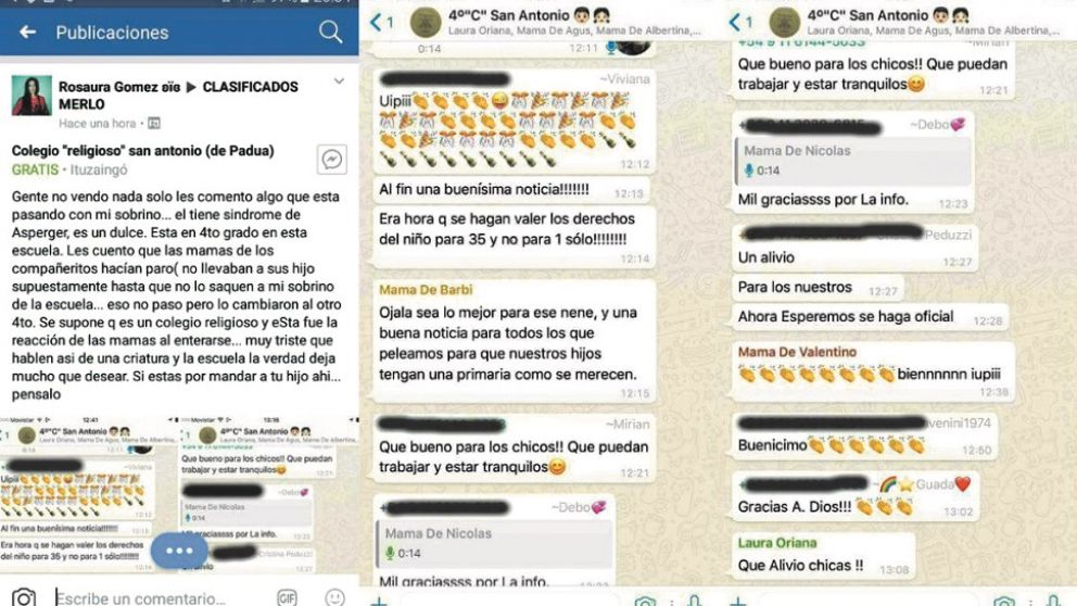 Festejaron que cambien de curso a un niño enfermo