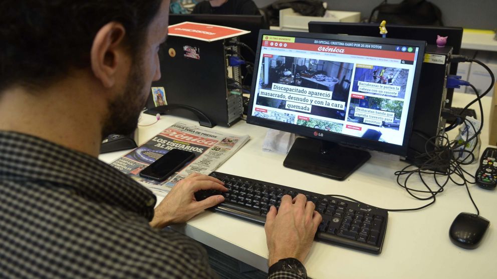 En la nueva página predominan los contenidos multimedia (Fernando Pérez Re - Diario Crónica)