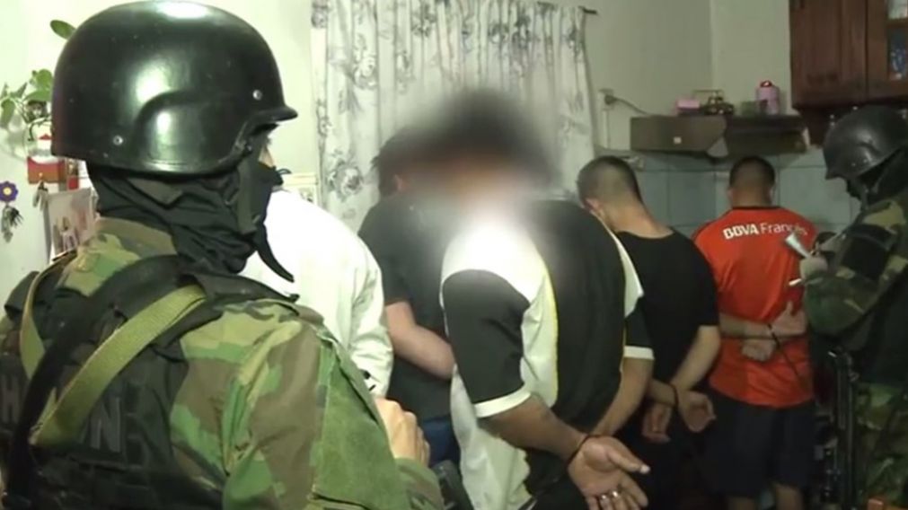 Hubo ocho detenidos en el operativo "Piton Blanca" (DyN).