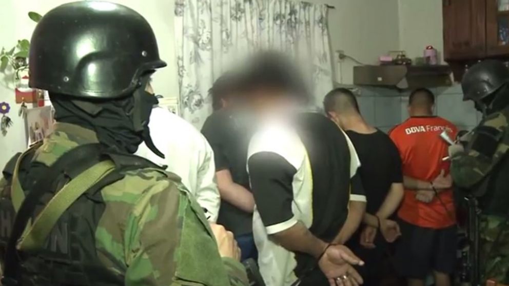 Hubo ocho detenidos en el operativo "Piton Blanca" (DyN).