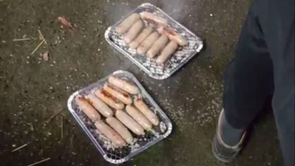 Salvan a cerditos en un incendio y se los comen en salchichas