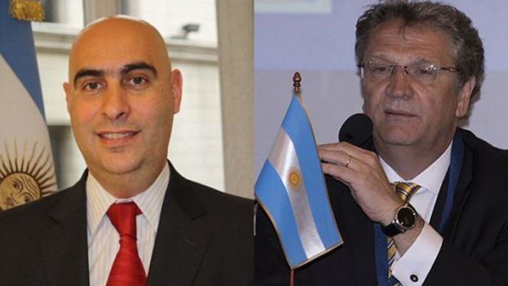 Viceministro de Trabajo Sabor y superintendente de Servicios de Salud, Scervino.