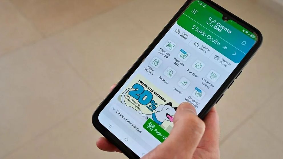 Todos los beneficios que Cuenta DNI ofrece para este sábado.