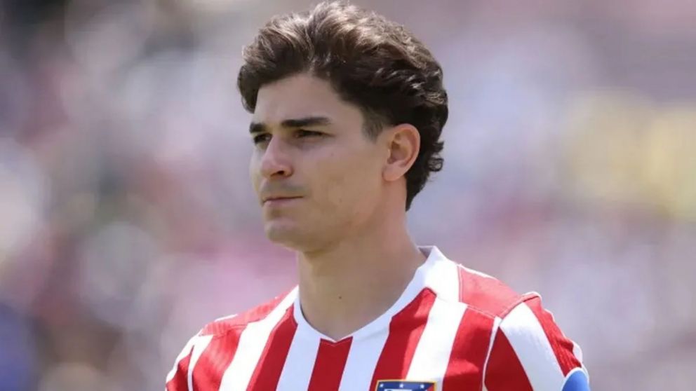 Julián Álvarez será suplente con el Atlético de Madrid.