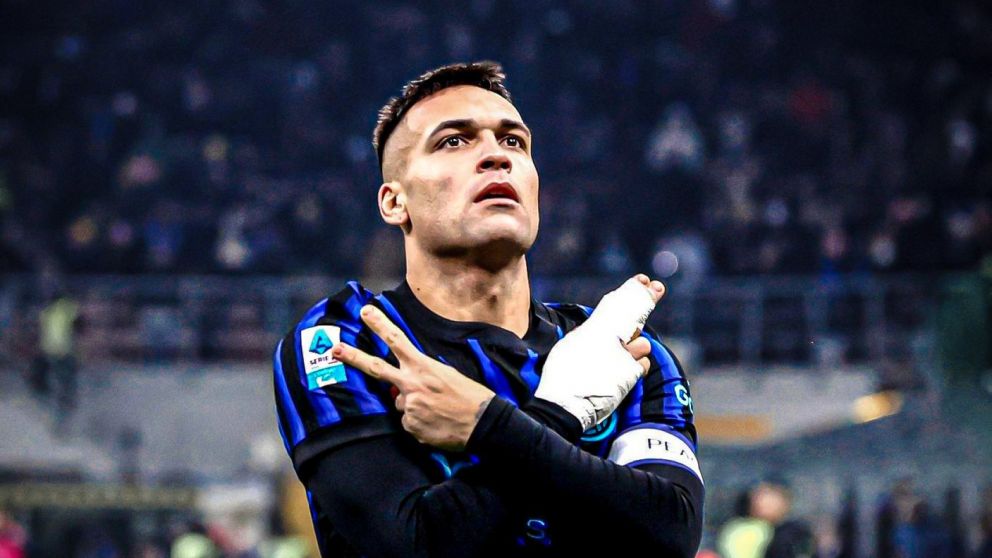 Encendido: gol de Lautaro Martínez en la victoria del Inter ante el Cremonese, por la Serie A