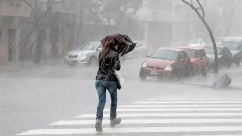 Clima: hay alerta roja, naranja y amarilla por tormentas, lluvias y vientos en varias zonas del país (Imagen ilustrativa).