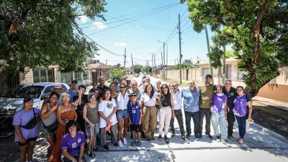 Inauguran nuevos pavimentos en Quilmes: dónde y el detalle de las obras