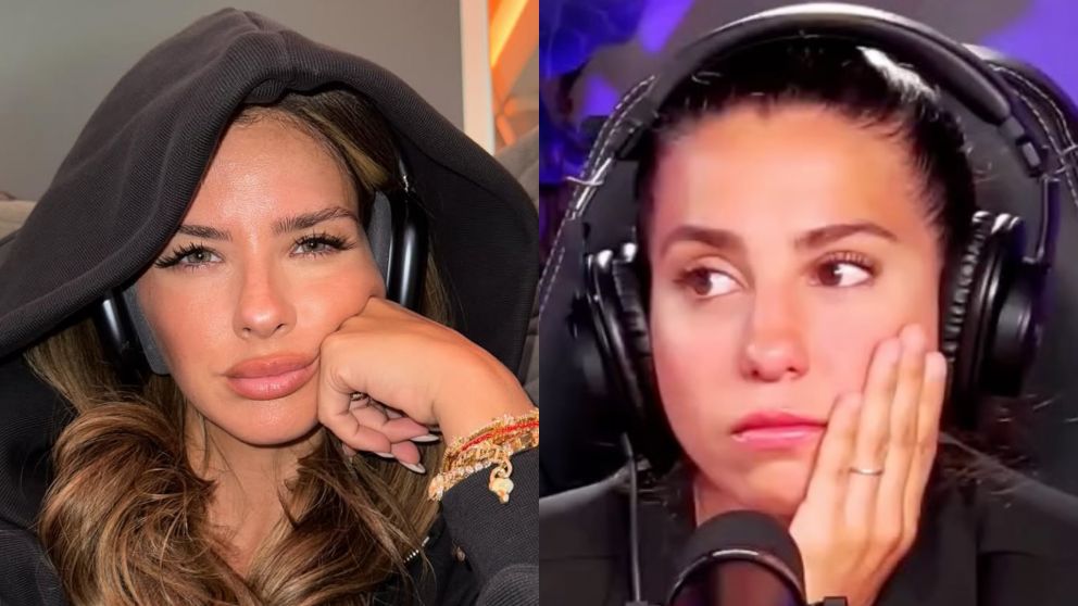 El tenso cruce de la China Su�rez con Cinthia Fern�ndez por una pregunta sobre Pampita, Wanda Nara y Eugenia Tobal. (Foto: Instagram/ @sangrejaponesa y @cinthia_fernadez_).
